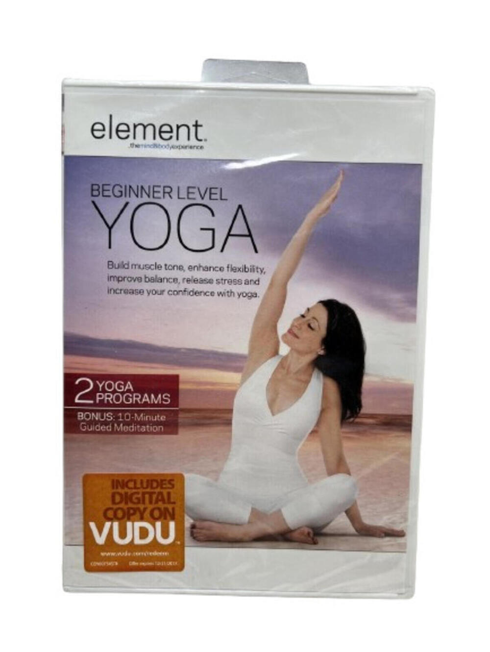 Element: Beginner Level Yoga DVD New SEALED Alanna Zabel meditation